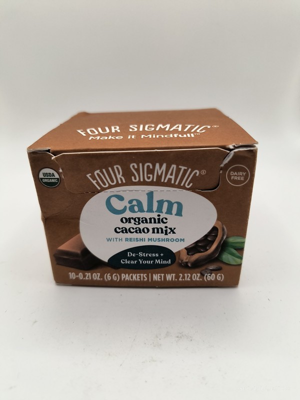 Four Sigmatic Calm Mushroom Cacao Mix Packets Instant Organic Reishi Exp 11/26