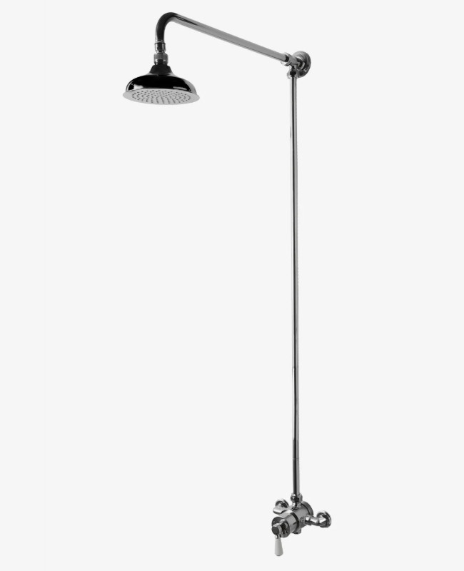 Waterworks 05-43015-76597 Highgate Exposed Thermostatic Shower System CHROME New