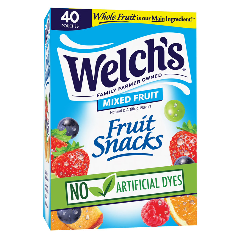 Welch’s Mixed Fruit Snacks 0.9oz – 40 Count