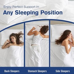 Luxury Hotel Quality Standard Bed Pillows 4-Pack – Ultimate Comfort & Support