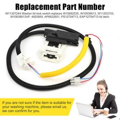 Lid Lock Switch Compatible with Whirlpool Maytag Washer W11307244 W10682535 Tool