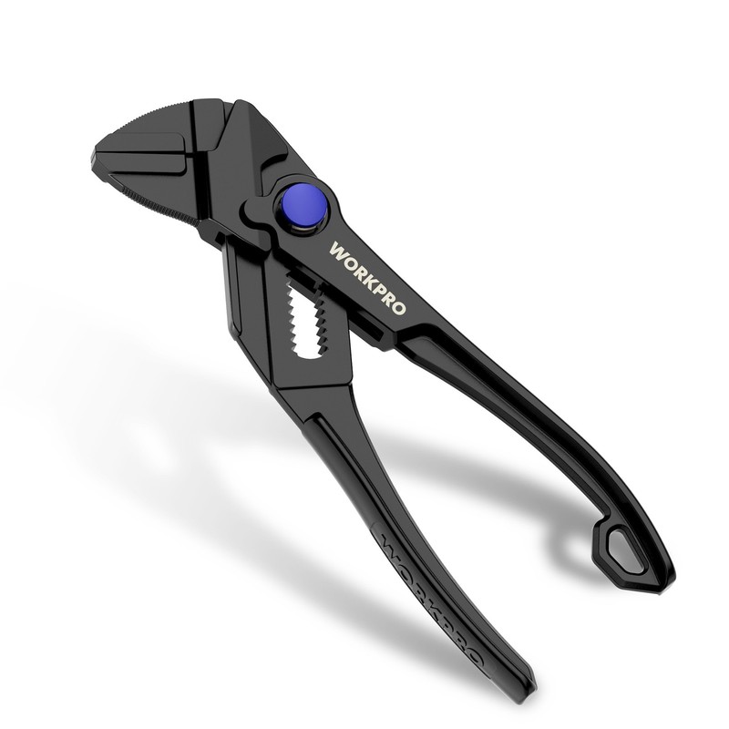 WORKPRO Mini Pliers Wrench 4Inch Smooth Jaw Pliers Alloy Steel Adjustable Wrench