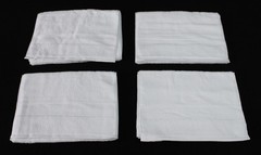 Onuia Unisex Ultrasoft Cotton Towel Family Bundle BE5 White See Description