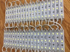 Super Bright IP65 Waterproof 5050 SMD 3 LED Module Light Sign Strip Lamp DC 12V