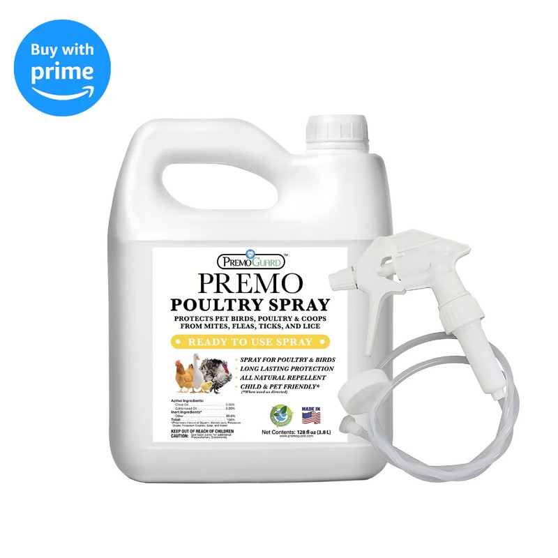 Poultry Spray 128 oz – All Natural Non Toxic-Plant Based All Natural Non-Toxic