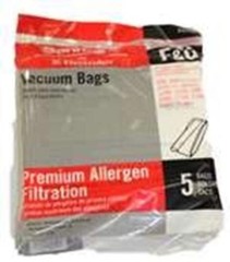 Sanitaire Style F & G Premium Allergen Filtration Vacuum Bags, 5 Per Pack 63250A