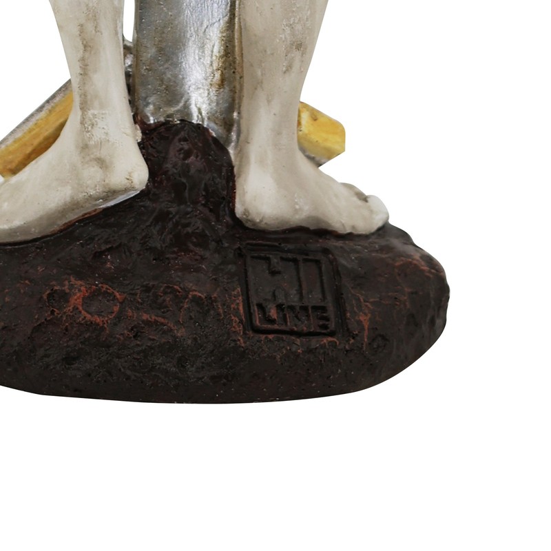 Alien Resin Garden Statue w/Welcome Sign Yard Entryway Decor Indoor/Outdoor Use gallery