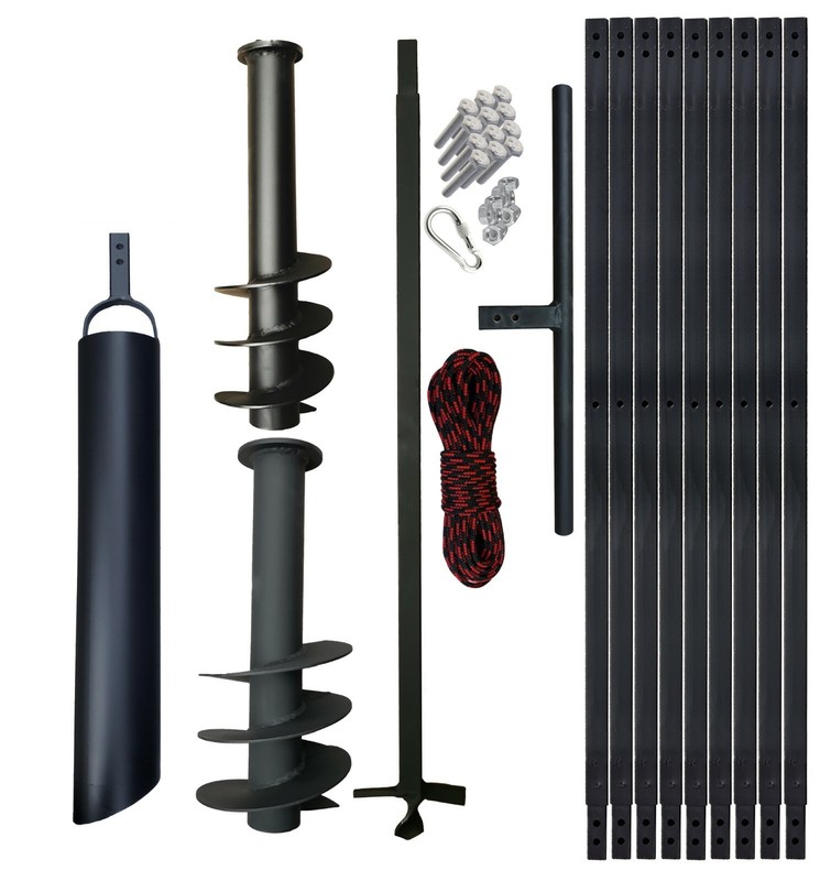 PWSAM DIY WATER WELL DRILLING KIT HAND WELL AUGER DIY 3 – 55 FT + Bailer