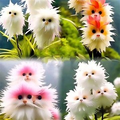 100pcs/Pack Rare Cat Face Orchid Flower Seeds Plant Bonsai Home Garden Decor US