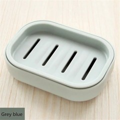 Double Layer Soap Dish Holder Plastic Drain Storage Box Bathroom Rack Plate USA