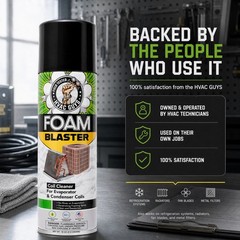 HVAC Guys Foam Blaster – Coil Cleaner & Deodorizer for HVAC & Automotive Filters